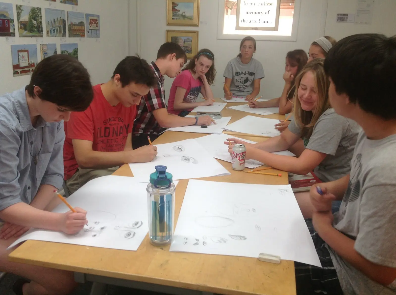 Open Studio, ages 10–15 at the studio