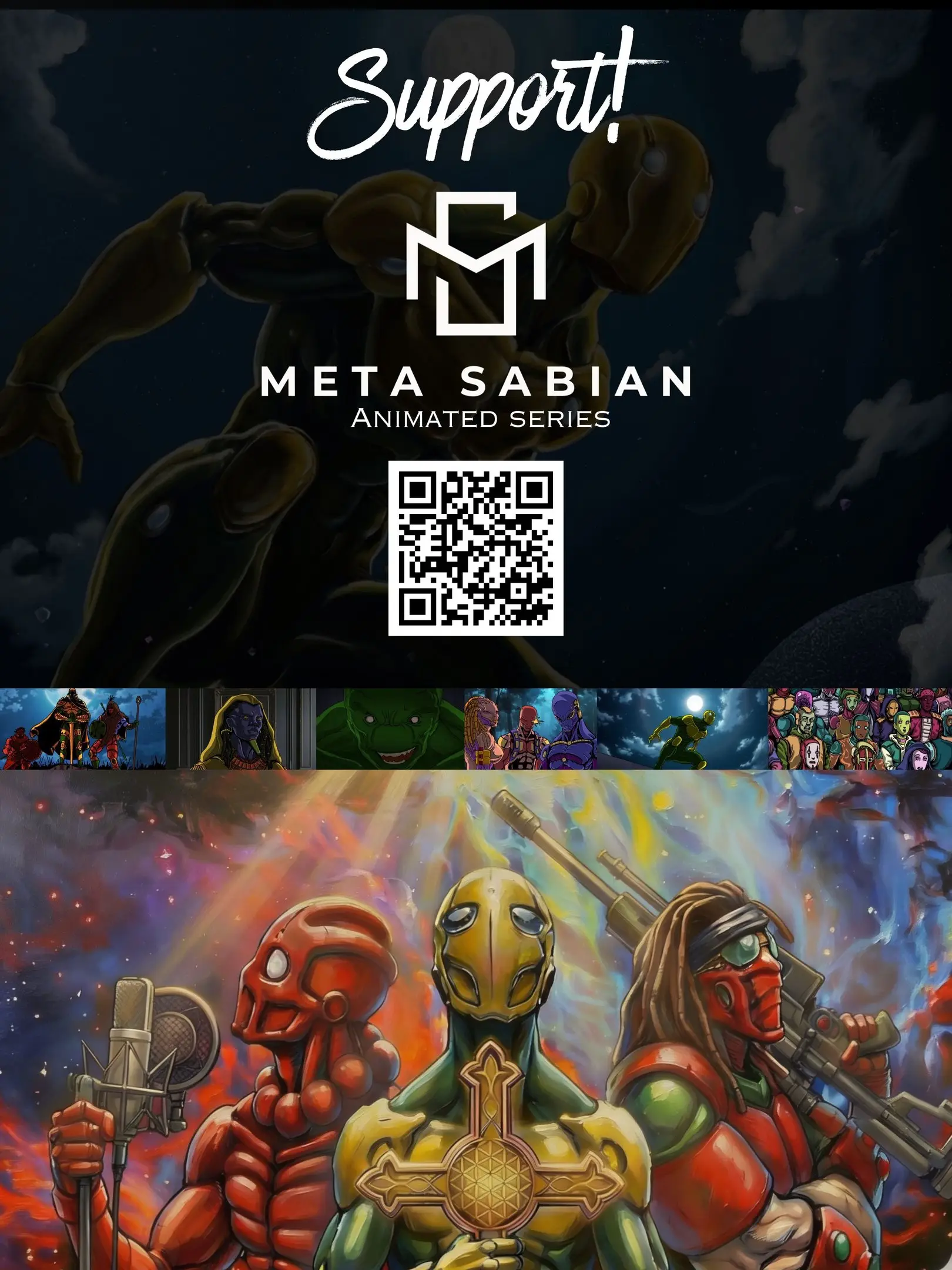 Meta Sabian support poster